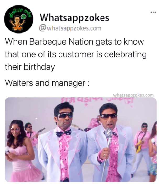 Barbeque Nation Memes